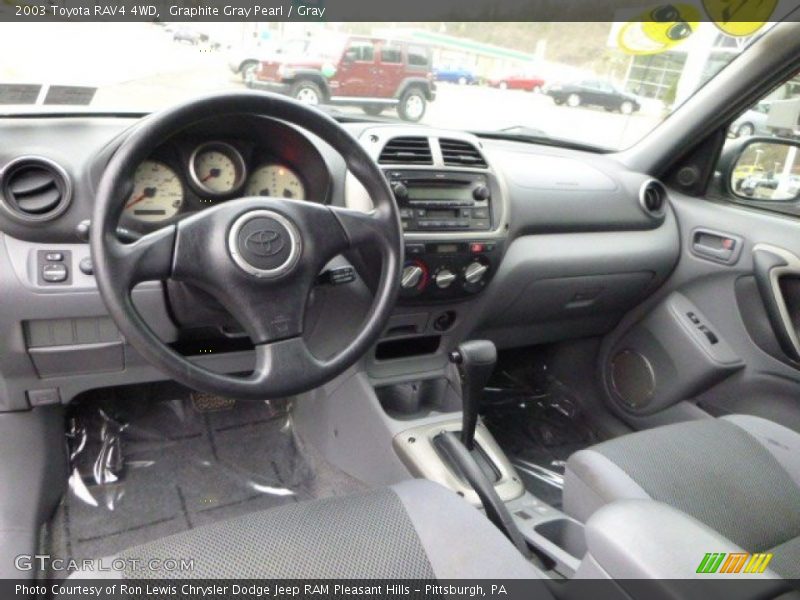 Graphite Gray Pearl / Gray 2003 Toyota RAV4 4WD