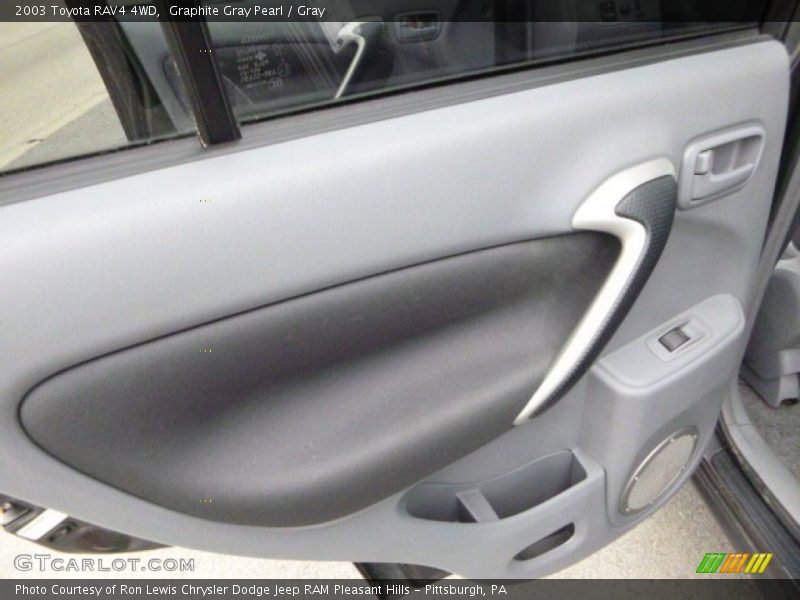 Graphite Gray Pearl / Gray 2003 Toyota RAV4 4WD