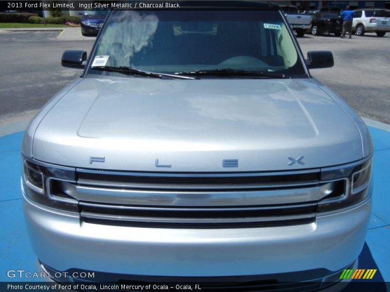 Ingot Silver Metallic / Charcoal Black 2013 Ford Flex Limited