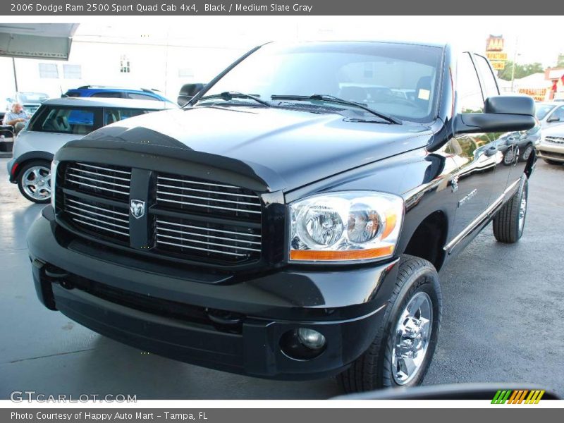 Black / Medium Slate Gray 2006 Dodge Ram 2500 Sport Quad Cab 4x4