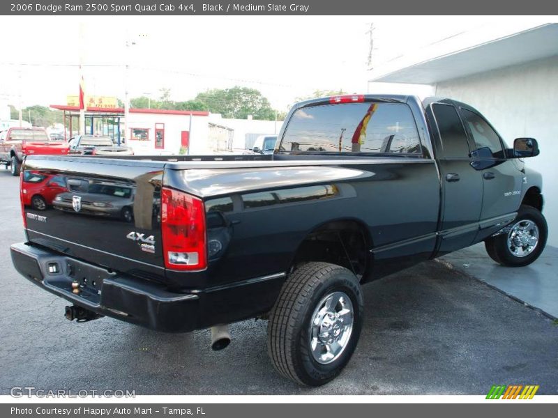 Black / Medium Slate Gray 2006 Dodge Ram 2500 Sport Quad Cab 4x4