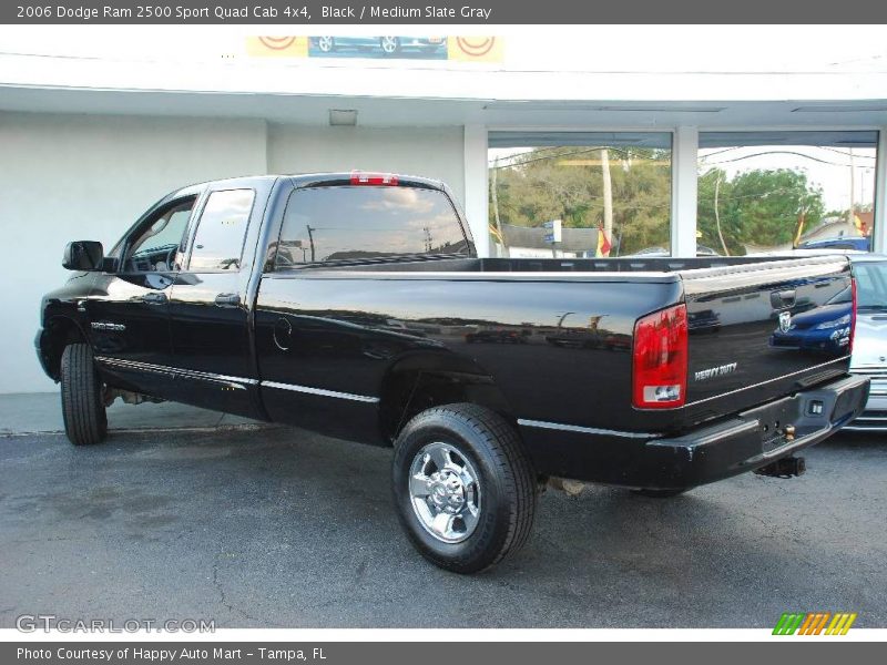 Black / Medium Slate Gray 2006 Dodge Ram 2500 Sport Quad Cab 4x4