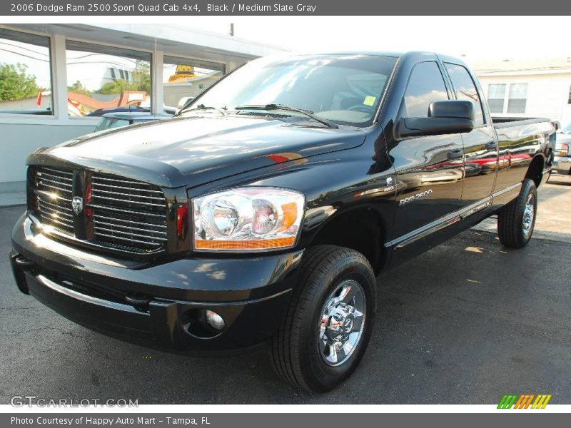 Black / Medium Slate Gray 2006 Dodge Ram 2500 Sport Quad Cab 4x4