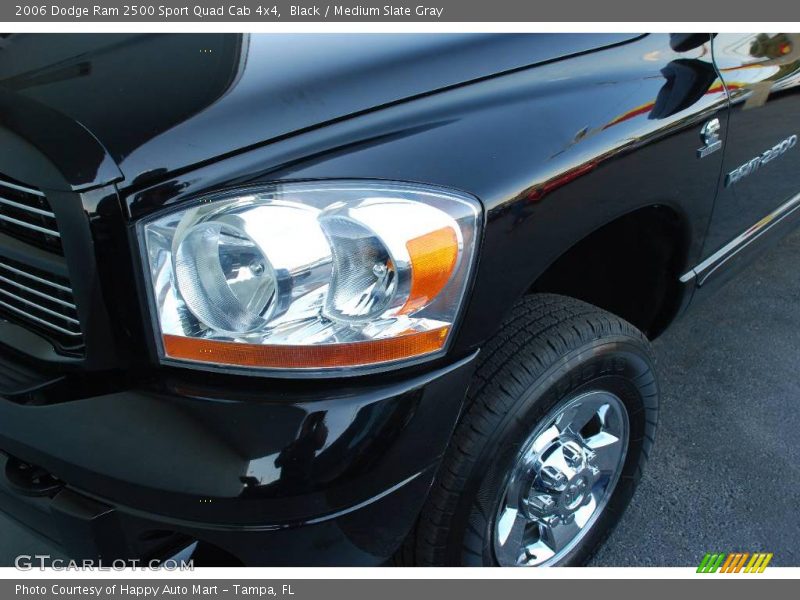 Black / Medium Slate Gray 2006 Dodge Ram 2500 Sport Quad Cab 4x4