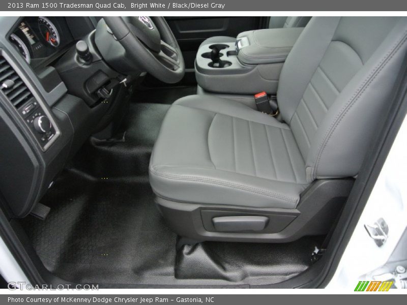 Bright White / Black/Diesel Gray 2013 Ram 1500 Tradesman Quad Cab