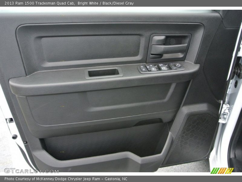 Bright White / Black/Diesel Gray 2013 Ram 1500 Tradesman Quad Cab