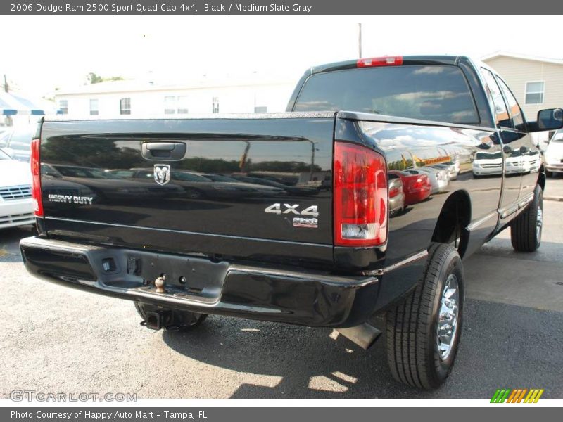 Black / Medium Slate Gray 2006 Dodge Ram 2500 Sport Quad Cab 4x4