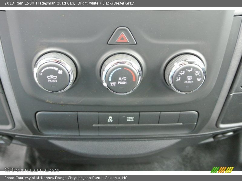 Bright White / Black/Diesel Gray 2013 Ram 1500 Tradesman Quad Cab