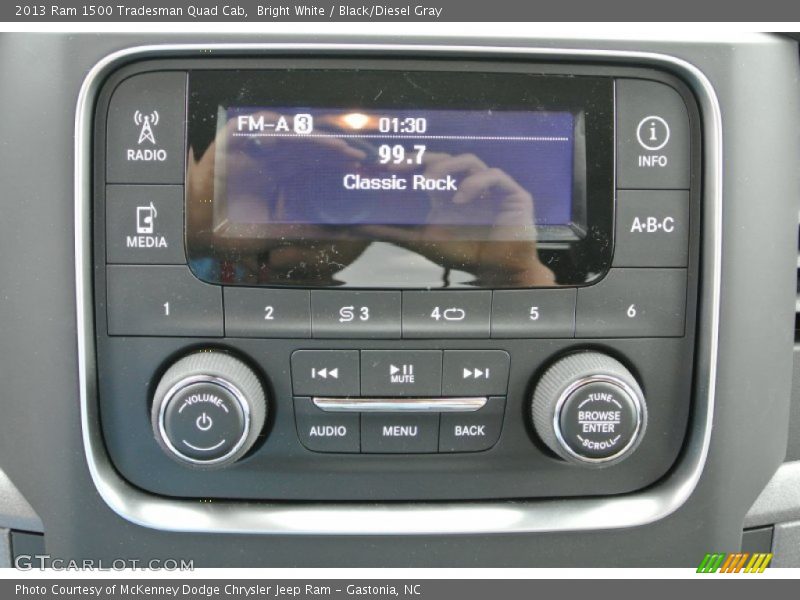 Bright White / Black/Diesel Gray 2013 Ram 1500 Tradesman Quad Cab