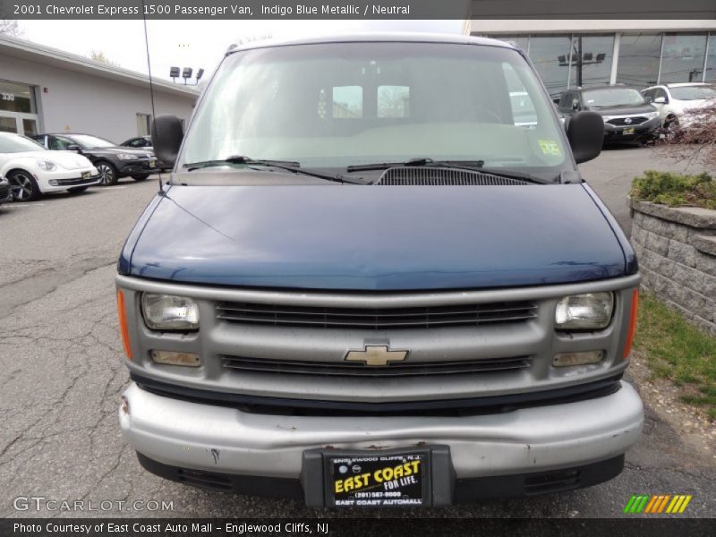 Indigo Blue Metallic / Neutral 2001 Chevrolet Express 1500 Passenger Van