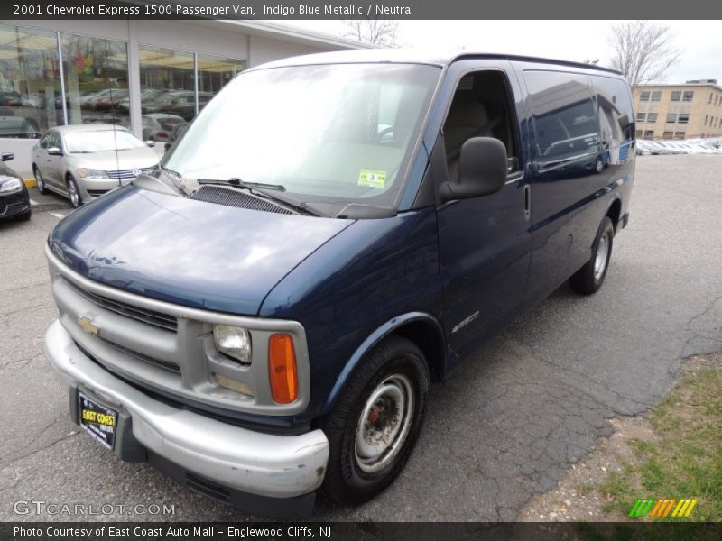 Indigo Blue Metallic / Neutral 2001 Chevrolet Express 1500 Passenger Van