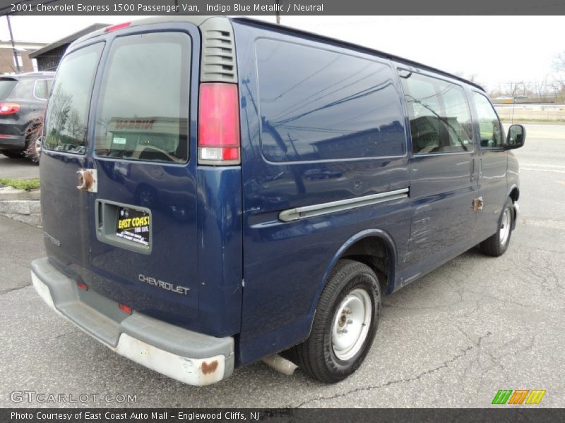 Indigo Blue Metallic / Neutral 2001 Chevrolet Express 1500 Passenger Van