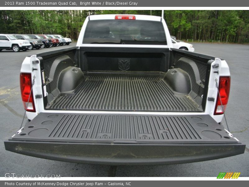 Bright White / Black/Diesel Gray 2013 Ram 1500 Tradesman Quad Cab