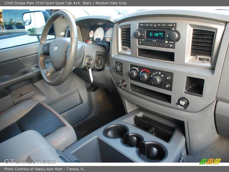 Black / Medium Slate Gray 2006 Dodge Ram 2500 Sport Quad Cab 4x4