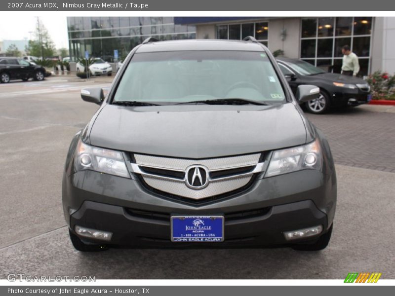 Nimbus Gray Metallic / Taupe 2007 Acura MDX