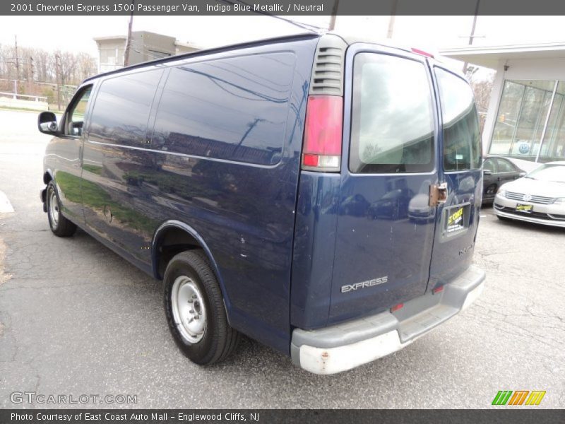 Indigo Blue Metallic / Neutral 2001 Chevrolet Express 1500 Passenger Van