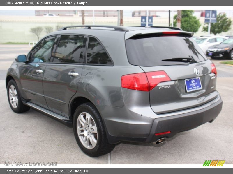 Nimbus Gray Metallic / Taupe 2007 Acura MDX