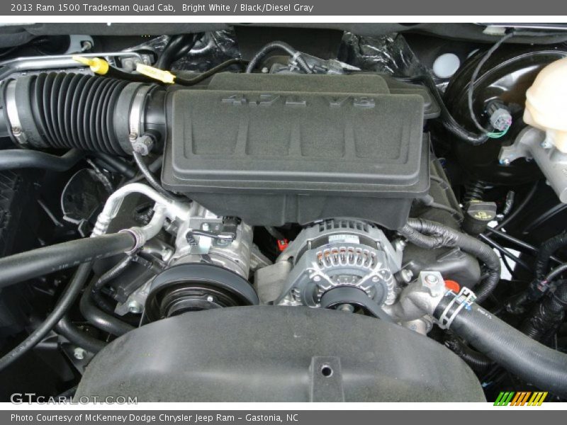 Bright White / Black/Diesel Gray 2013 Ram 1500 Tradesman Quad Cab