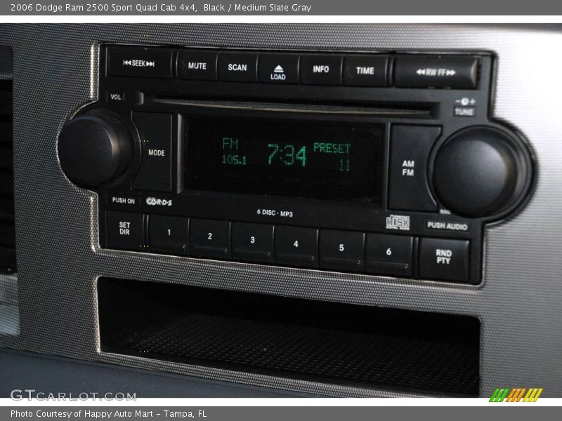 Black / Medium Slate Gray 2006 Dodge Ram 2500 Sport Quad Cab 4x4