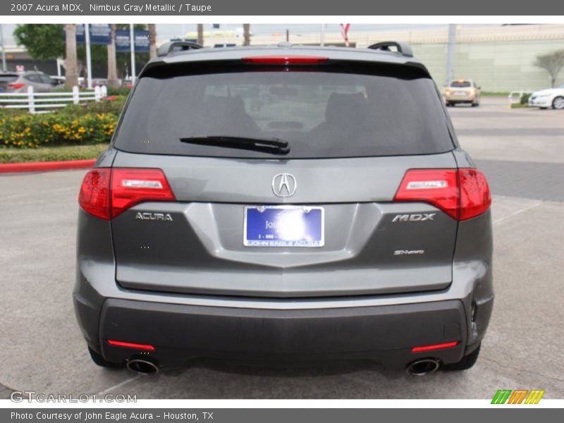 Nimbus Gray Metallic / Taupe 2007 Acura MDX