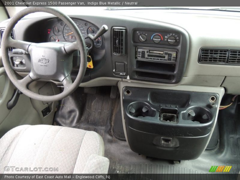 Indigo Blue Metallic / Neutral 2001 Chevrolet Express 1500 Passenger Van