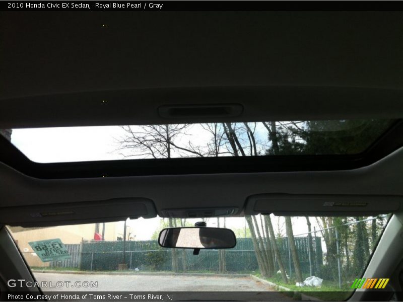 Royal Blue Pearl / Gray 2010 Honda Civic EX Sedan