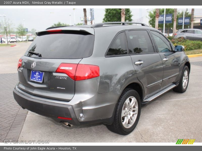 Nimbus Gray Metallic / Taupe 2007 Acura MDX