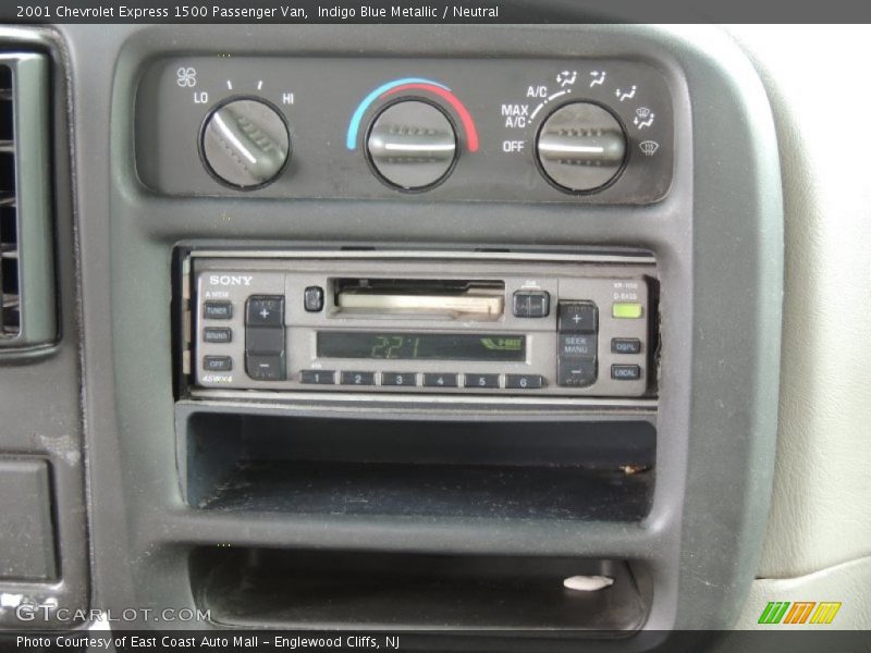 Indigo Blue Metallic / Neutral 2001 Chevrolet Express 1500 Passenger Van