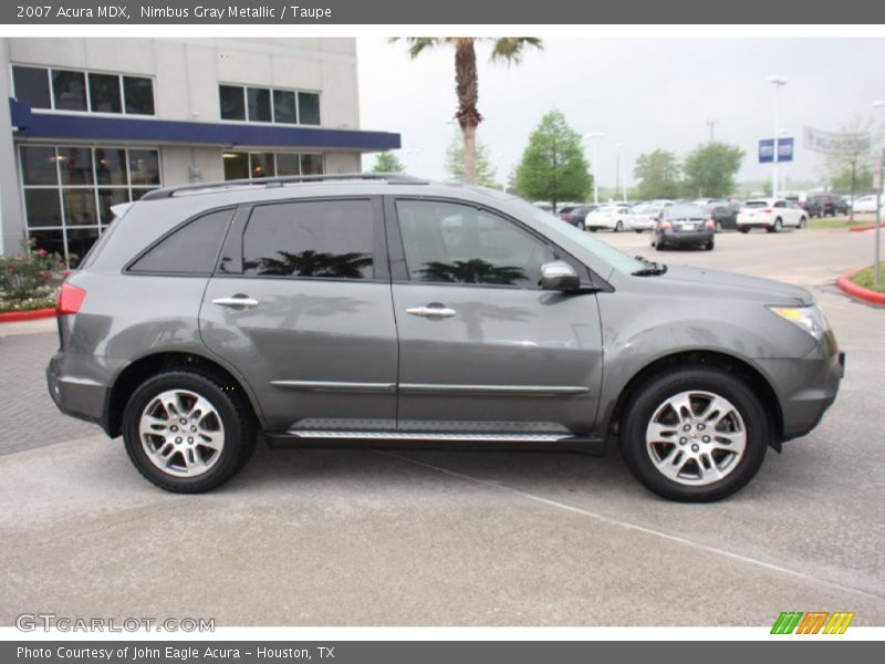 Nimbus Gray Metallic / Taupe 2007 Acura MDX