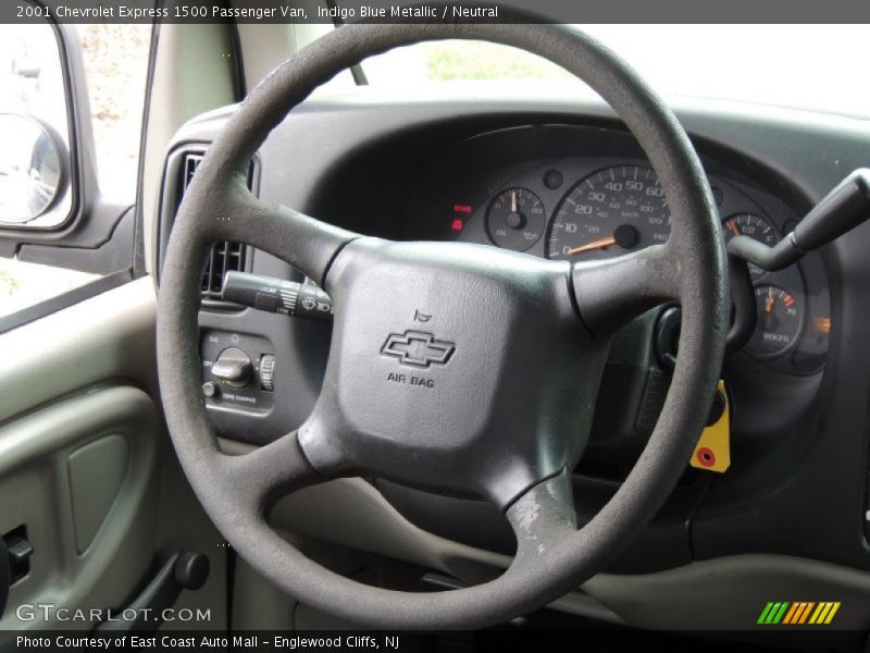 Indigo Blue Metallic / Neutral 2001 Chevrolet Express 1500 Passenger Van