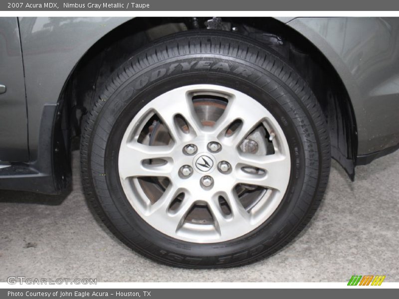 Nimbus Gray Metallic / Taupe 2007 Acura MDX