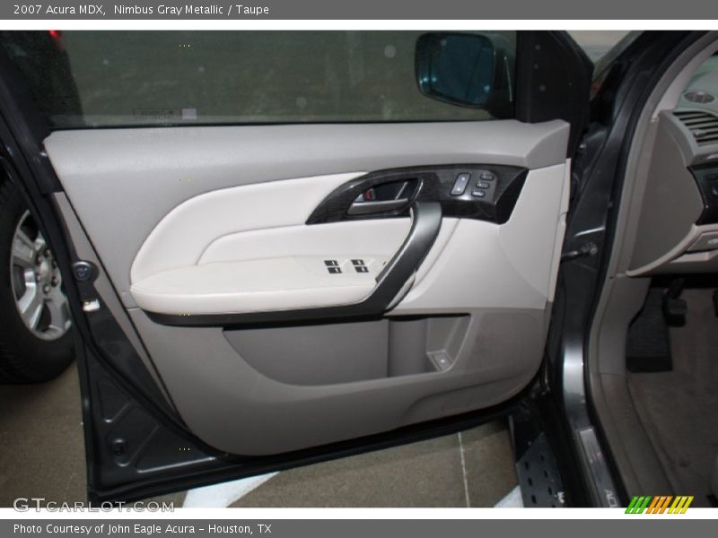 Nimbus Gray Metallic / Taupe 2007 Acura MDX