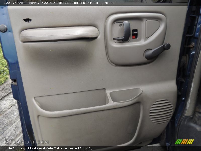 Indigo Blue Metallic / Neutral 2001 Chevrolet Express 1500 Passenger Van
