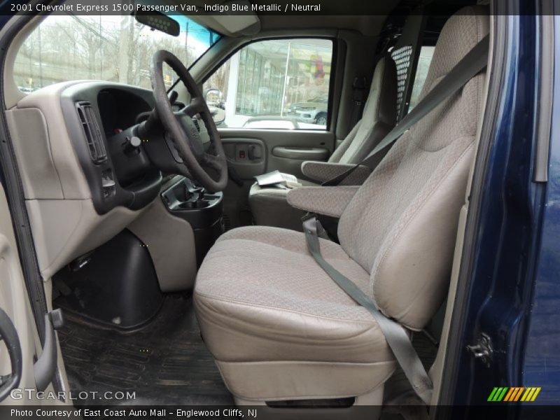 Indigo Blue Metallic / Neutral 2001 Chevrolet Express 1500 Passenger Van