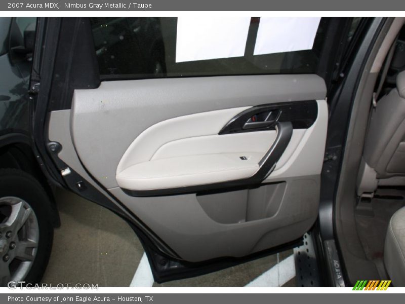 Nimbus Gray Metallic / Taupe 2007 Acura MDX
