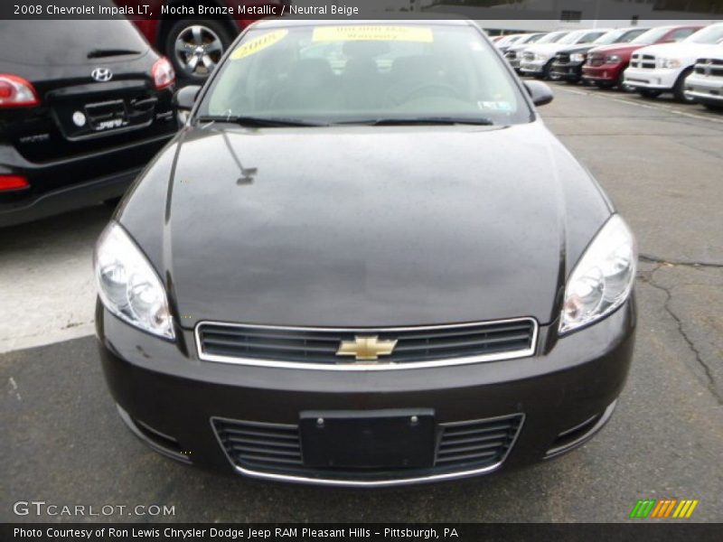 Mocha Bronze Metallic / Neutral Beige 2008 Chevrolet Impala LT