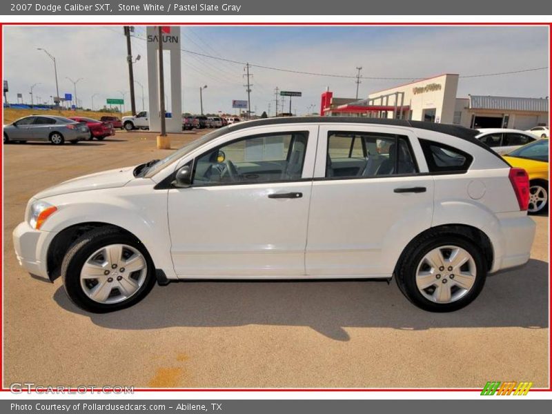 Stone White / Pastel Slate Gray 2007 Dodge Caliber SXT