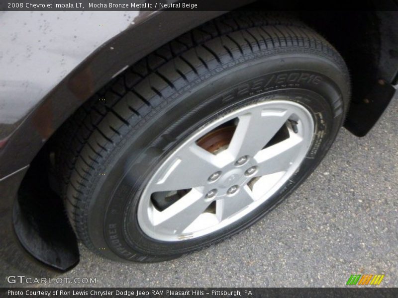 Mocha Bronze Metallic / Neutral Beige 2008 Chevrolet Impala LT