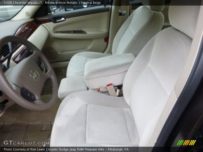 Mocha Bronze Metallic / Neutral Beige 2008 Chevrolet Impala LT