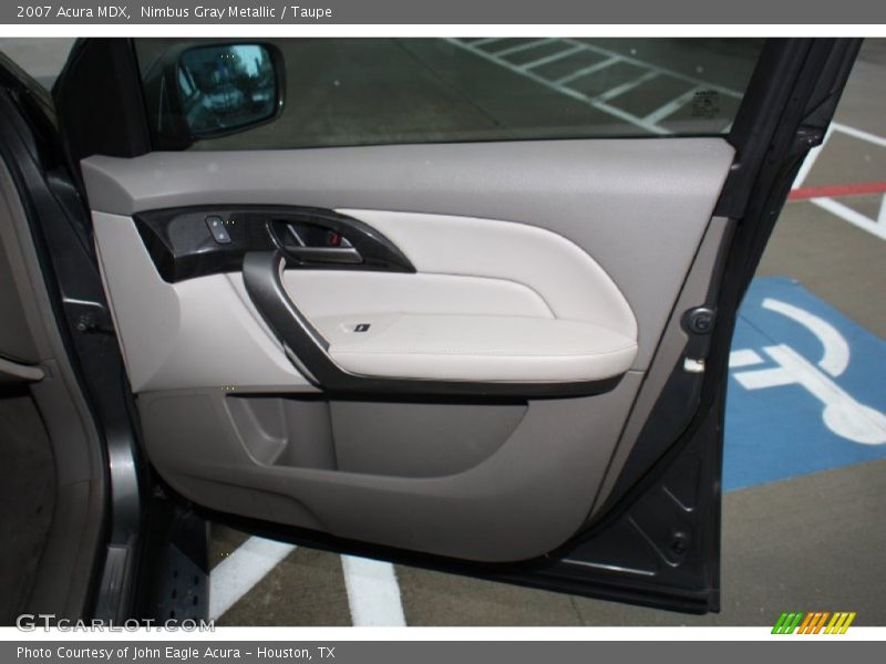 Nimbus Gray Metallic / Taupe 2007 Acura MDX