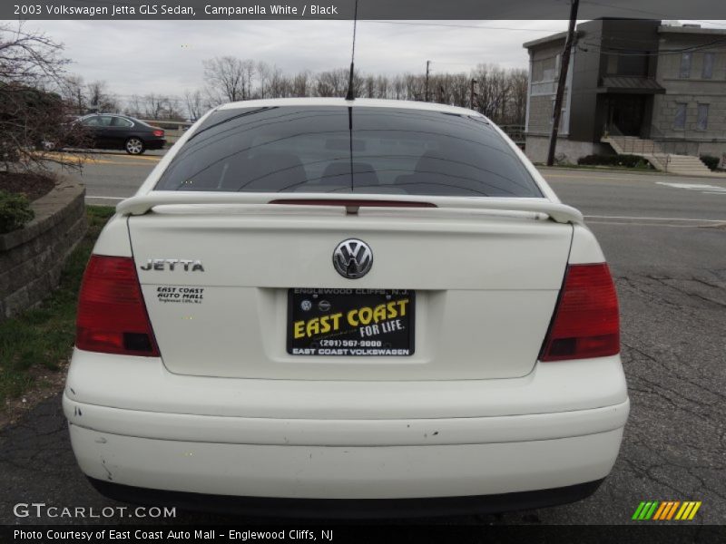 Campanella White / Black 2003 Volkswagen Jetta GLS Sedan