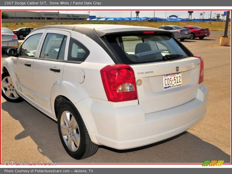 Stone White / Pastel Slate Gray 2007 Dodge Caliber SXT