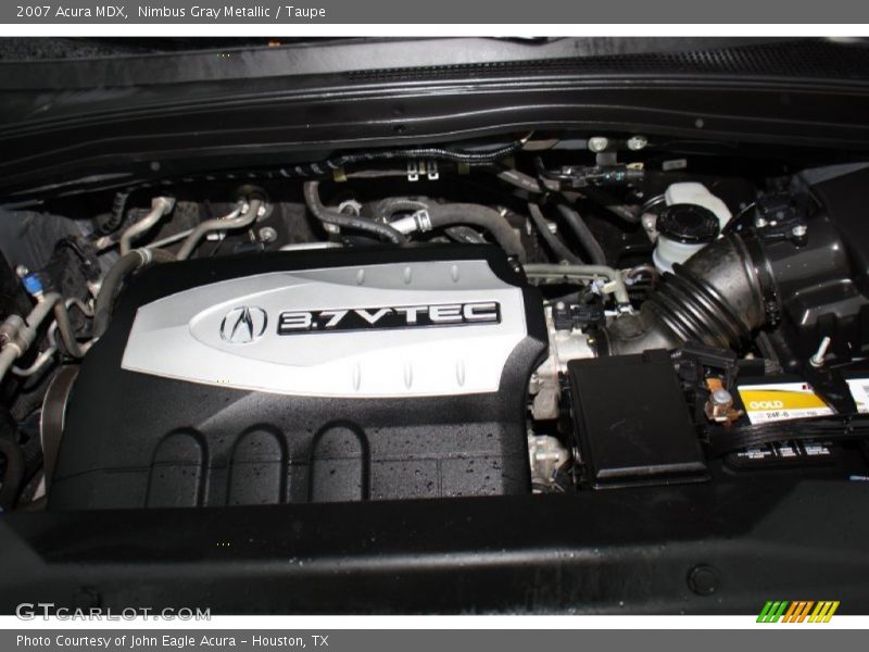 Nimbus Gray Metallic / Taupe 2007 Acura MDX