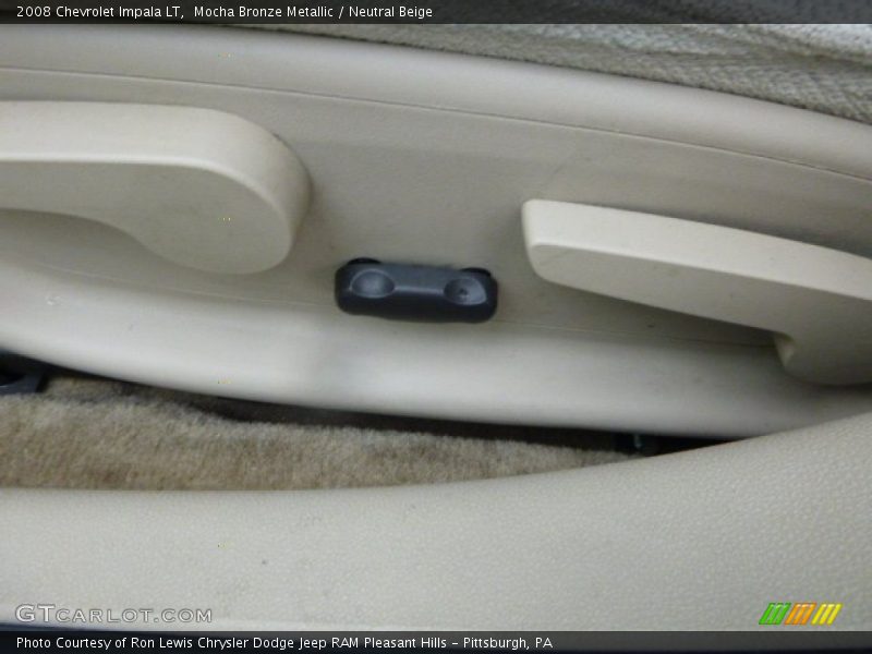 Mocha Bronze Metallic / Neutral Beige 2008 Chevrolet Impala LT