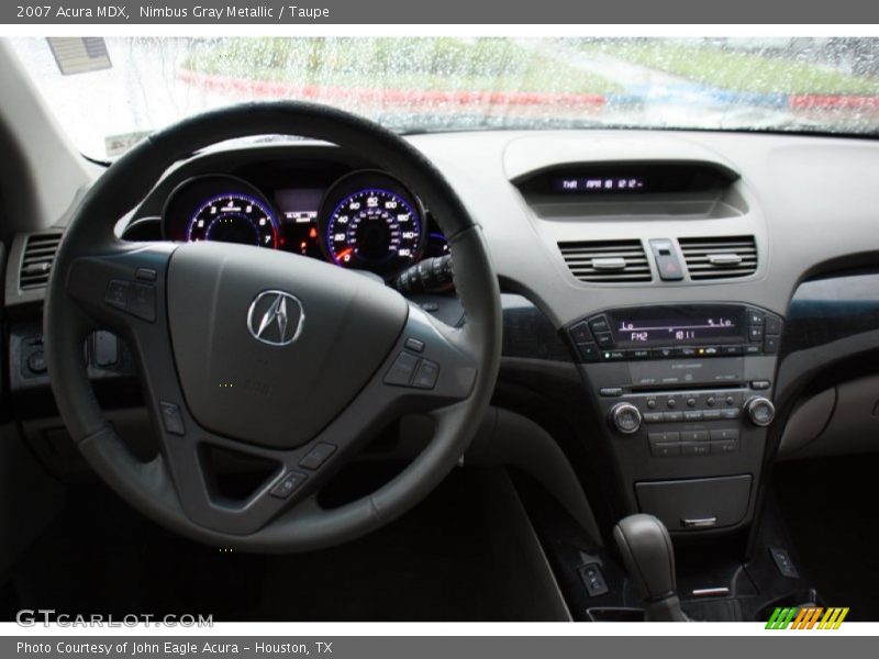 Nimbus Gray Metallic / Taupe 2007 Acura MDX