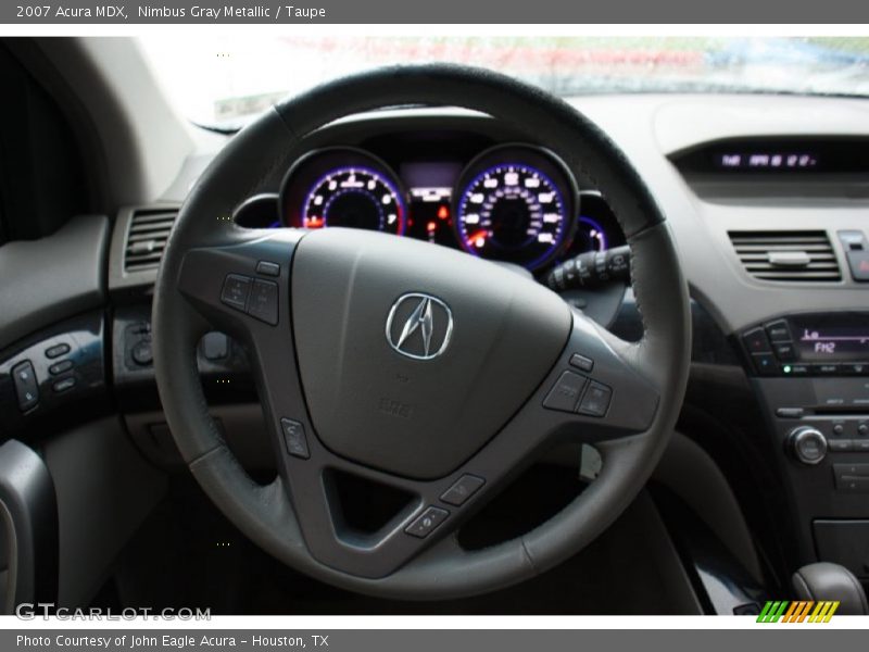 Nimbus Gray Metallic / Taupe 2007 Acura MDX
