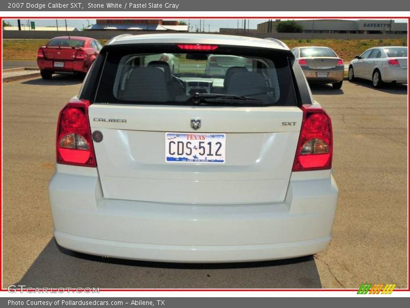 Stone White / Pastel Slate Gray 2007 Dodge Caliber SXT