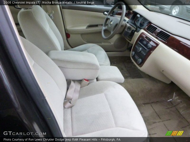 Mocha Bronze Metallic / Neutral Beige 2008 Chevrolet Impala LT
