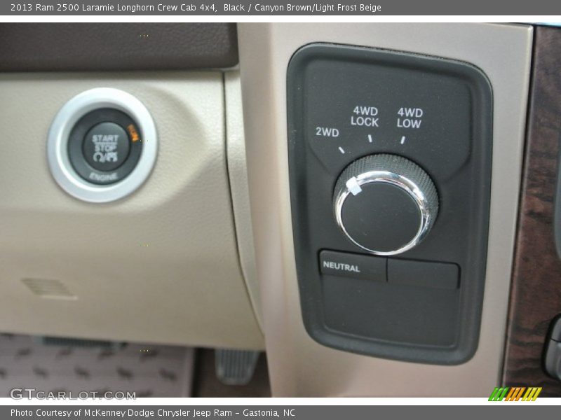 Controls of 2013 2500 Laramie Longhorn Crew Cab 4x4