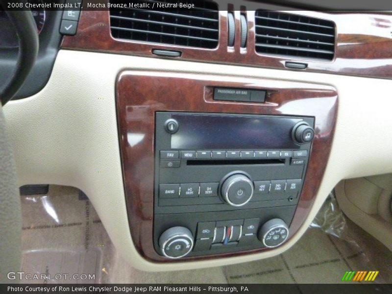 Mocha Bronze Metallic / Neutral Beige 2008 Chevrolet Impala LT